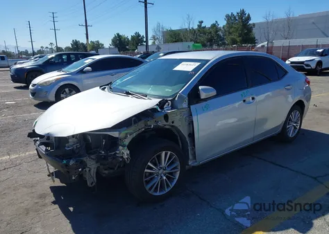 2015 Toyota Corolla Le Plus from USA, damaged, VIN 5YFBURHEXFP327506